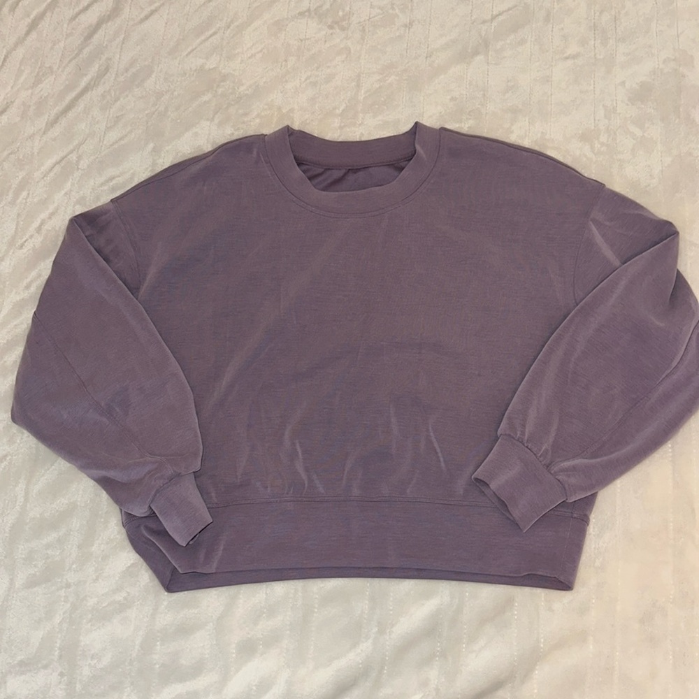 ✨EUC✨Perfectly Oversized Crop Crew*Softstreme 6